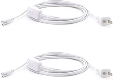 10FT T5 T8 LED Tube Light Power Extension Cord with On/Off Switch US Plug for...