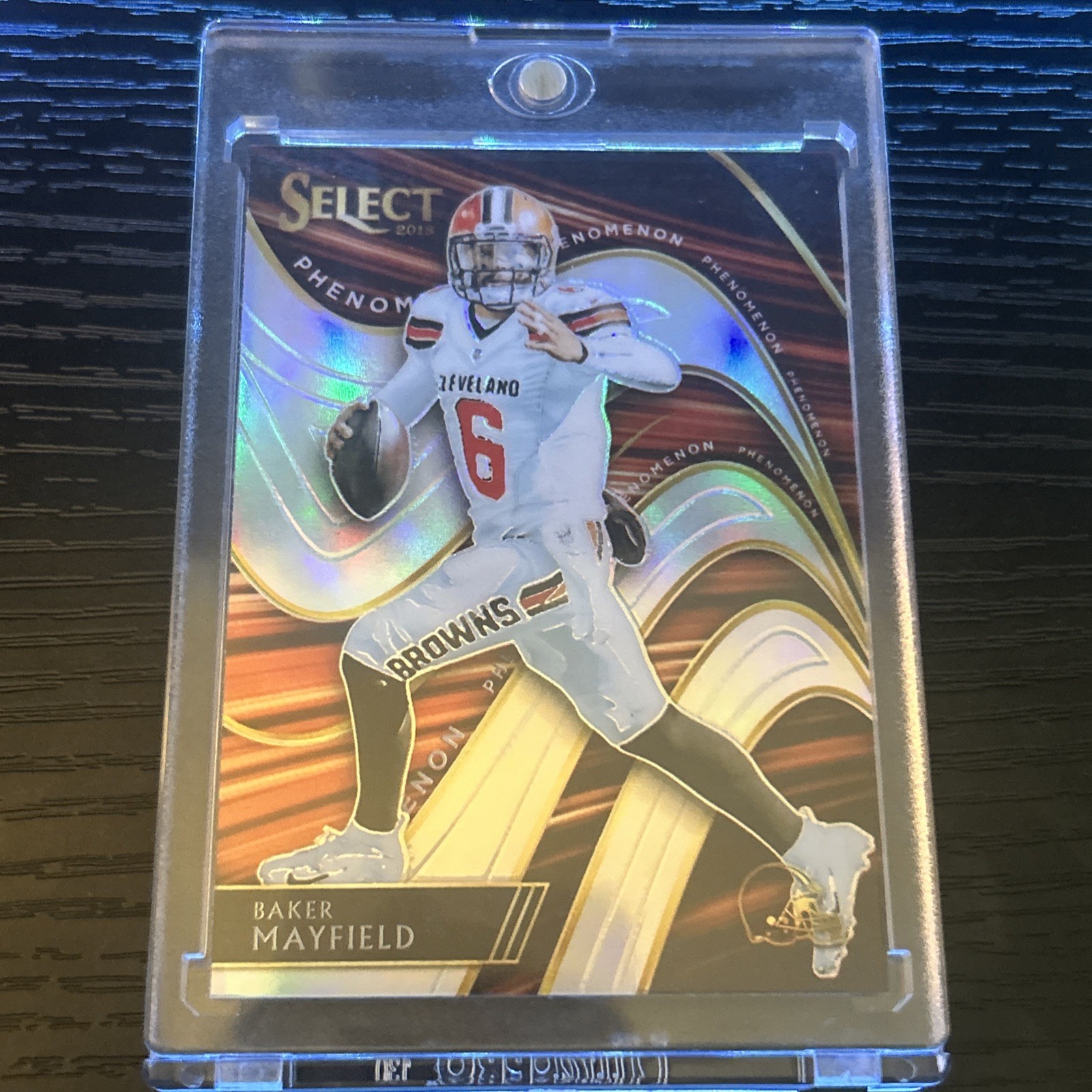 2018 Panini Select - Phenomenon Baker Mayfield #PH-9 Silver Prizm (RC)