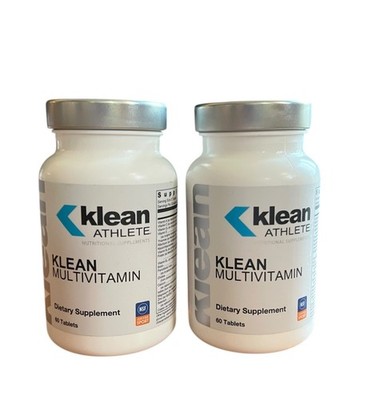 2 Klean Athlete Klean Multivitamin - 60 Tablets Exp 09/26 - New/Sealed