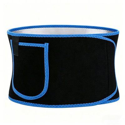 Waist Trimmer Unisex Weight Loss Trainer Wrap Belt Sweat Stomach Shaper W/Pocket