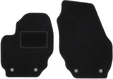 Fußmatten Automatten Vorne Velours Schwarz für Volvo V70 III 2007-2016