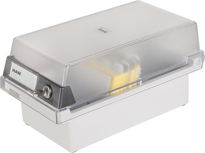HAN Karteikasten DIN A7 quer attraktives Design für 800 Karten 967-S-631 abschli