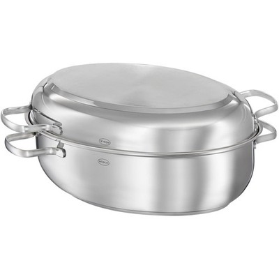 RÖSLE Bräter oval Pureelements Edelstahl Deckel ProCera Plus