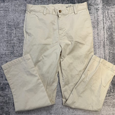 Vineyard Vines Pants Boys 16 Cream Breaker Chino Stretch Adjustable Waist Preppy