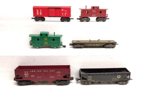 Coches de carga surtidos Marx & Lionel de posguerra O: 13079, 2246, 643, 18326 [6] | Condition: Used