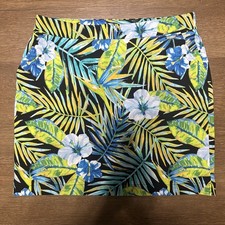 Rafaella Elastic Skort with Pockets Floral Medium