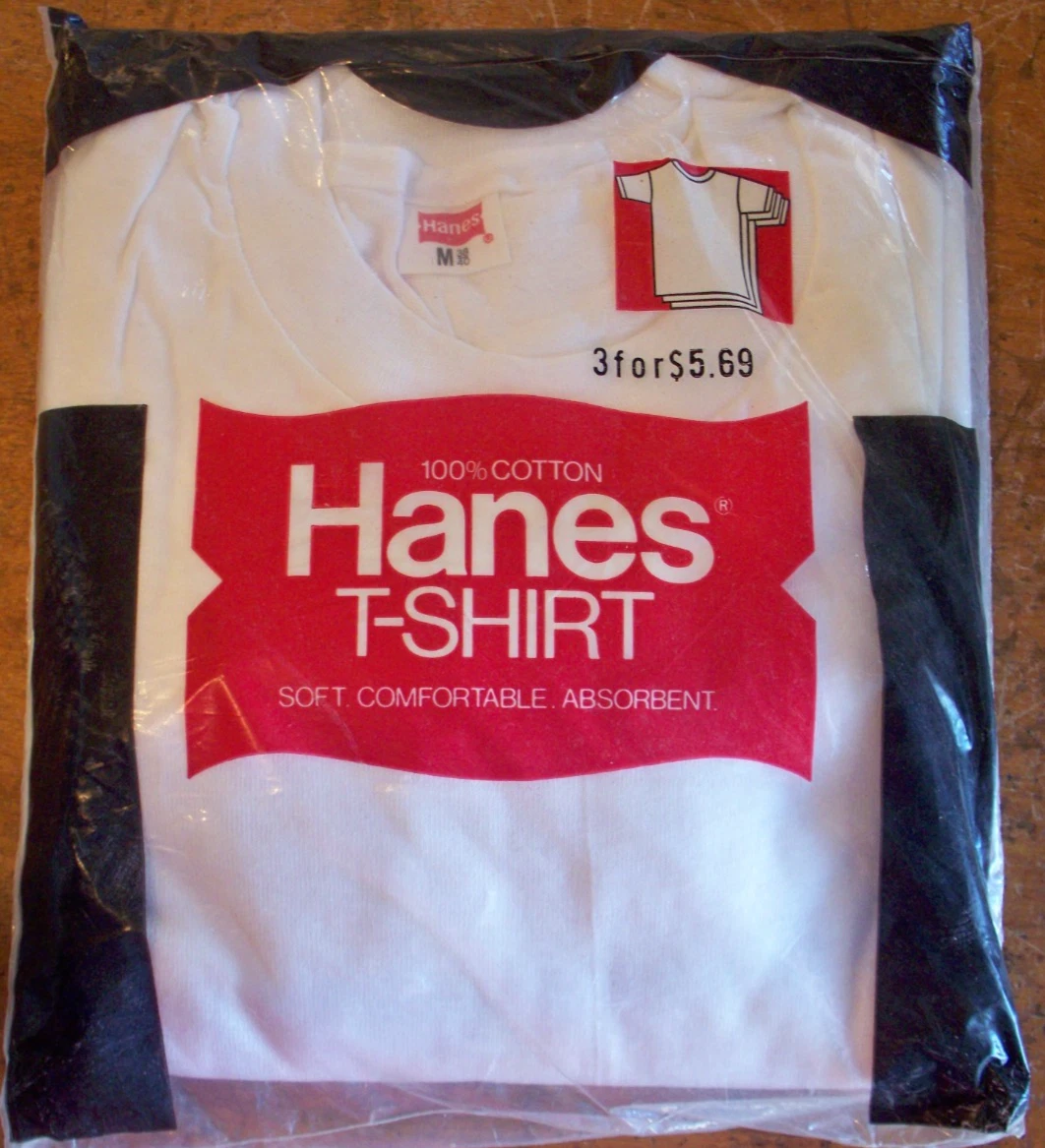 T-shirt De Surf Vintage Hanes Années 80 - Orange - Taille L - Fabriqué Aux USA - Happy Shirts