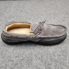 Isotoner Moccasin Slippers Memory Foam Water Repellent Indoor Outdoor 9.5-10.5