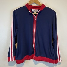 Vintage BFA Classics 80's Track Jacket Size Large Cheerleading Track Sports