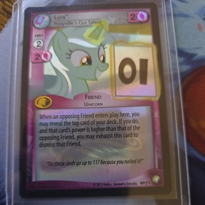 My Little Pony CCG PROMO Lyra-Ponyville's Got Talent #pf1