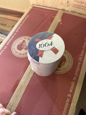 1664 Kronenbourg Bierdeckel Untersetzer x 100 Hausbar Höhle Kneipe Schuppen - NEU