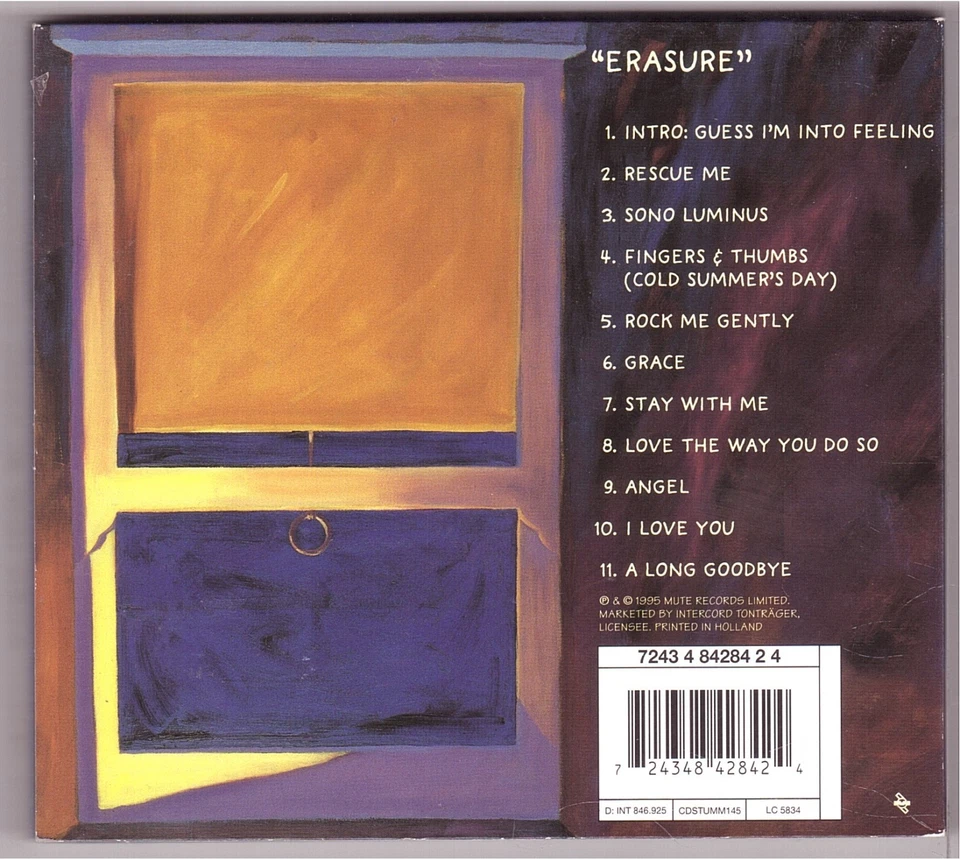 Erasure- Erasure (CD 1995) - Bild 2 von 3
