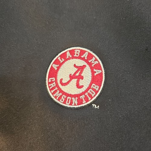 Alabama Crimson Tide Jacket Black Extra Large Full Zip Embroidered Antigua Mens - Picture 3 of 12