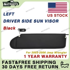 Left Driver Sun Visor W/O Light Fits for03-06 JeepWrangler  5HD811X9AC