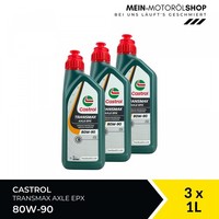 Castrol Transmax Axle EPX 80W-90 ZF TE-ML GL-5 GetriebeöL 3X1 Liter = 3 Liter