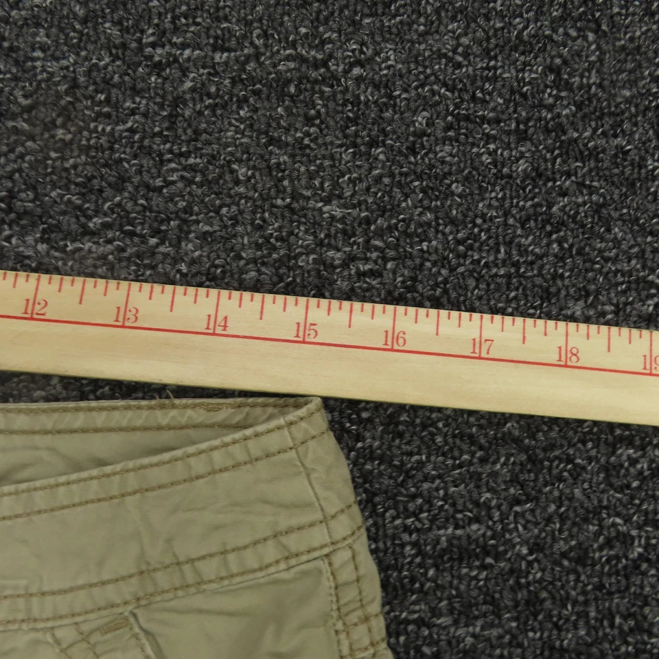 Merona Cargo Shorts Womens 8 Khaki Tan Pockets Outdoor Casual Utility Summer - Image 4 of 4