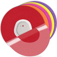 Dexcom G7 Adhesive Patches Waterproof, 25Pack(5 Colors Combo) Overlay for Dexcom