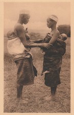Postcard African Women in Rwanda Africa