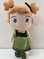 Toddler Frozen Princess Anna 12 1/2" Plush Toy Doll 2015 Elsa Sis Disney Store