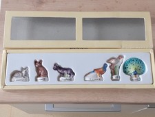 1 coffret de 6 fèves animaux chats et oiseaux Editions Atlas d'occasion
