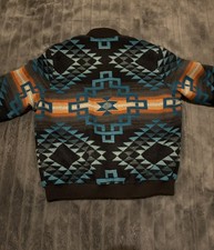 Pendleton Gorge Sky Stone Wool Bomber Jacket