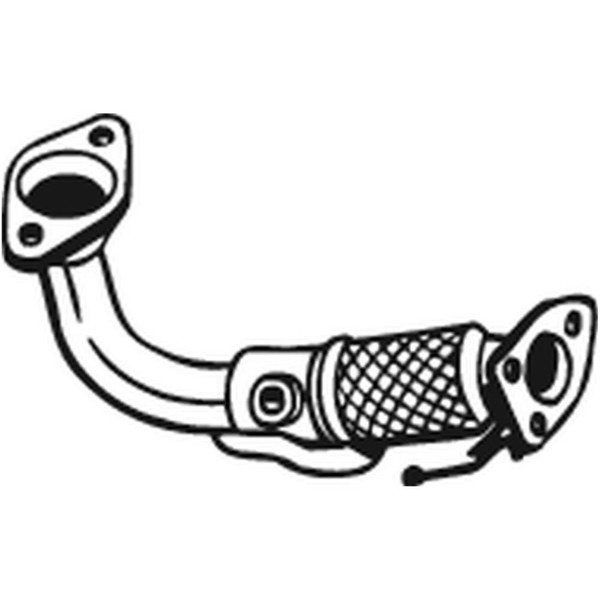 Bosal Abgasrohr Hosenrohr Passend FüR Honda Accord VII CL 2.0 CM 700-033-image