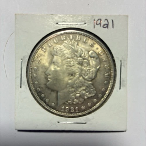 1921 Morgan Silver Dollar $1 US Coin 0.9 Fineness Uncertified Ungraded