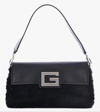 Image of GUESS Women's Brightside Shoulder Bag Flap, 26x15x4 cm RRP£94