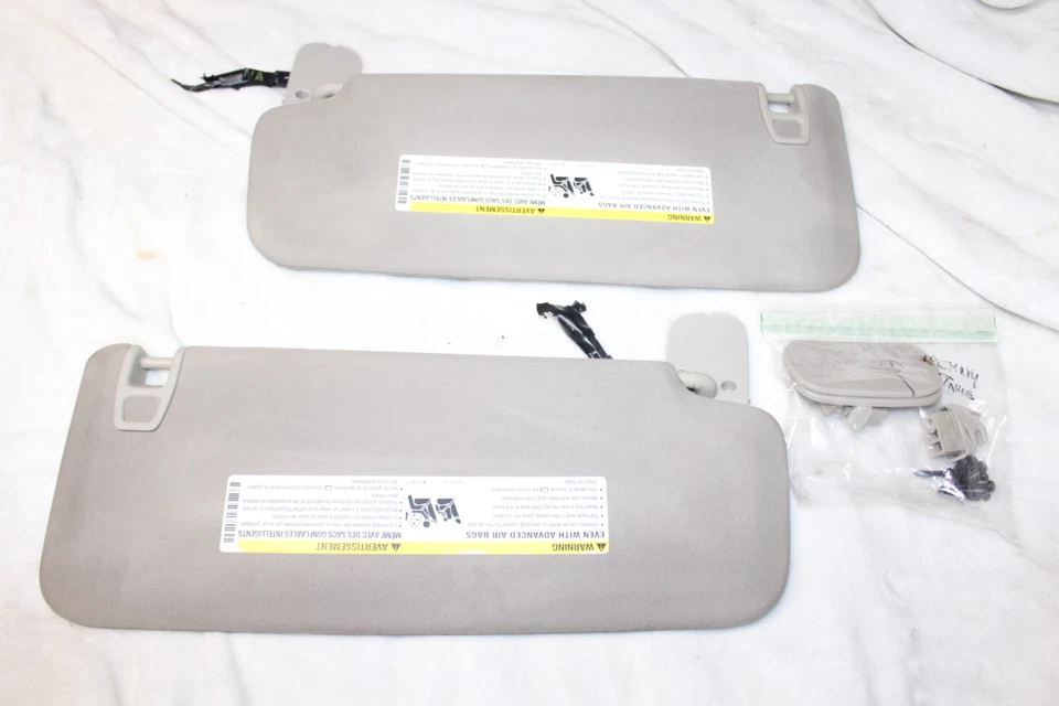 07-13 Chevy Silverado Tahoe Gmc Sierra parasoles con clips y luces para parasol Foto 3 de 3