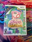 Kirby's Epic Yarn (Nintendo Wii, 2010) CIB VERY GOOD CONDITION