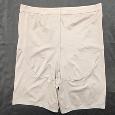 Maidenform Womens Tan High Waist Thigh Slimmer Shapewear Shorts SES109 Size L