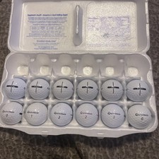 TaylorMade TP5X Urethane Golf Balls - 12 Pack - White 4A AAAA