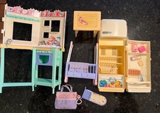 Barbie All Around Home Kitchen/ Baby Playset Mattel Toy Set