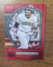 2025 Topps Museum Collection Ruby #30 Manny Machado /75 San Diego Padres