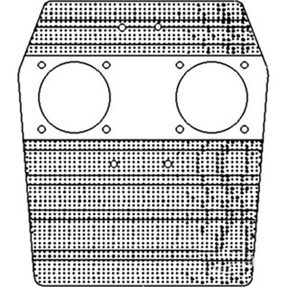 Parrilla de tractor 3701928M1 compatible con Massey Ferguson 230 240 250 253 254 274 294 20 Foto 2 de 4