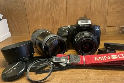 2 Lentille Set: Presque Mint Minolta Af Zoom 35-70mm 100-300mm Neuf Type W / - Photo 1/4