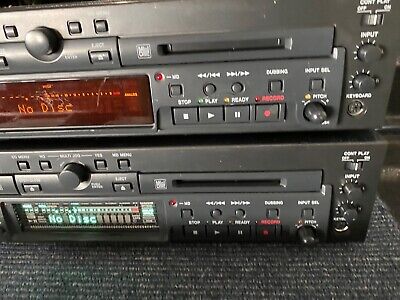 Lot of 2 Tascam MD-CD1 Combination Minidisc Recorder/CD Lot of 2 Tascam MD-CD1 Combination Minidisc Recorder/CD