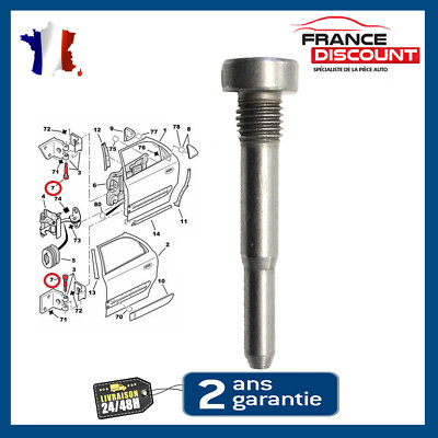 6 Pièces Goupilles de Charnière en Plastique pour Couvercle de Poubelle Extérieure à Roulettes (Noir