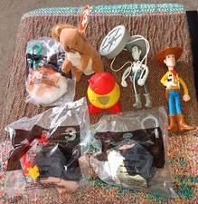 7 MISC McDonald's Happy Meal TOYS WOODY TOY STORY SNOW WHITE SEVEN DWARFS