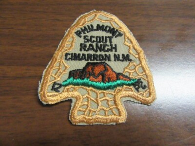 Philmont Scout Ranch Arrowhead 2 1/2 by 3 Inch Patch, Private Issue       BM6