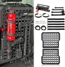 Tactical Rigid Molle Car Seat Back Organizer, Vehicle Molle Seat Back Panel Kit
