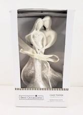 Vintage Enesco Wedding Cake Topper Bride Groom New in Box Best Occasions
