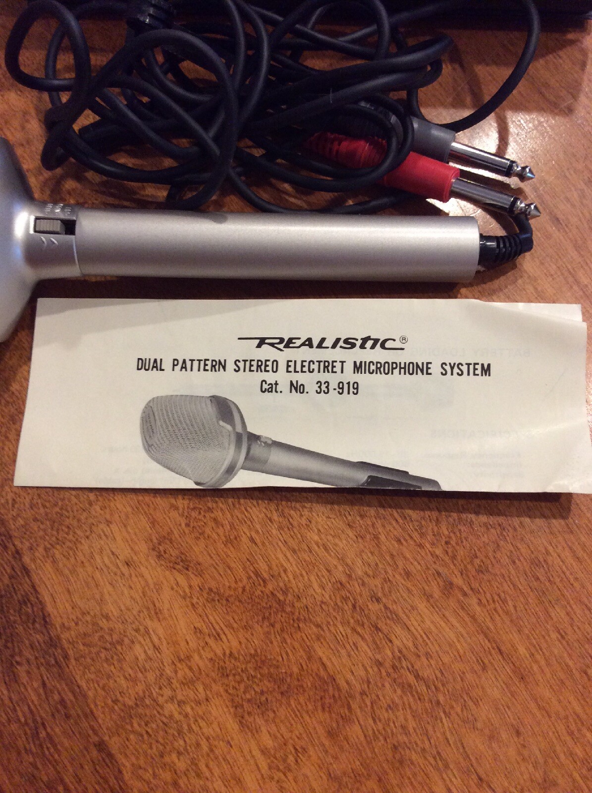 Realistic Electret 33919A Condenser Stereo Microphone in Box eBay