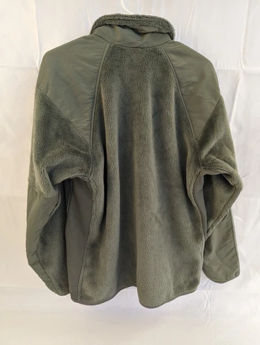 US Military Gen III Polartec 100 Cold Weather Fleece Jacket Green GC image 3