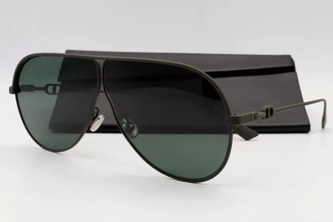 Christian Dior DiorCamp Sunglasses Military Green 2QUO7 Authentic 66mm