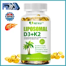 D3 K2 Liposomal Capsules-Bone Strength Immune Modulation & Cellular Energy Boost