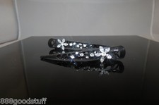 2 New Gorgeous Hair Clip Pin with Shiny Rhinestone Crystals Hair Accessories