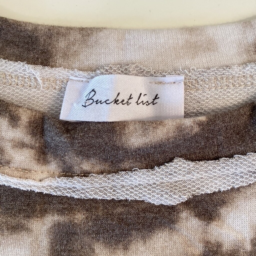 BUCKETLIST Scoop Knock Patchwork Patterned Long S… - image 6