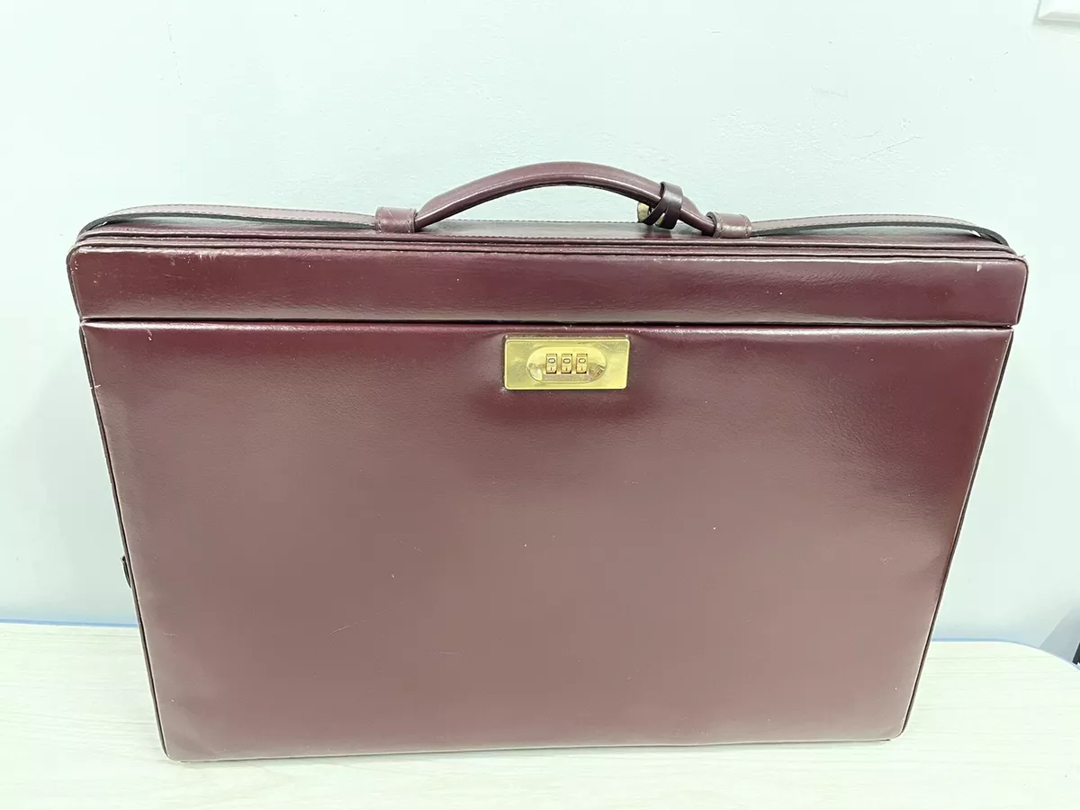 Franzen Solingen Velvet Leather Briefcase Attaché - Used | eBay
