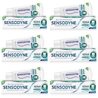 Sensodyne Repair&Protect Extra Frisch Premium Zahnpasta 6er Pack, 6x75ml,OvP Neu